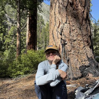 Picture of Autym Shafer in forested area of Yosemite