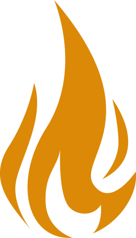 gold flame