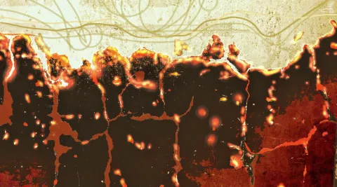 This is a fiction-based ortoview representing through the machinery trails among the sleeves. The illustration is a conceptual work rather than a figurative scenario trying to reach the famous  Golden Ratio. Digital tech artwork.  art by Josep serra